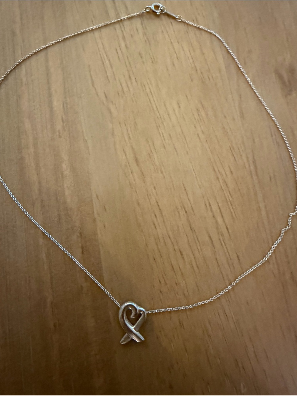 Tiffany & Co.
Paloma Picasso Loving Heart Pendant in sterling silver